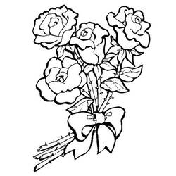 Coloring page: Roses (Nature and Seasons) #162015 - Free Printable Coloring Pages