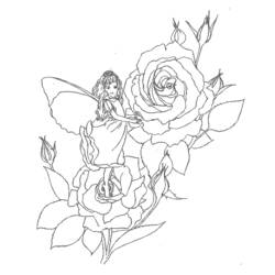 Roses (Nature and Seasons) coloring page #162064 to print and color