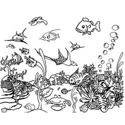 Coloring page: Sea (Nature and Seasons) #193515 - Free Printable Coloring Pages