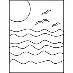 Sea (Nature and Seasons) coloring page #193525 to print and color