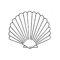 Coloring pages: Shell - Free Printable Coloring Pages