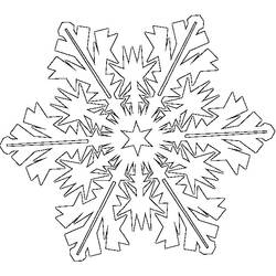 Coloring page: Snowflake (Nature and Seasons) #160458 - Free Printable Coloring Pages