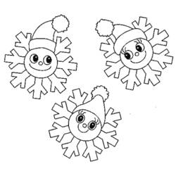 Coloring page: Snowflake (Nature and Seasons) #160463 - Free Printable Coloring Pages