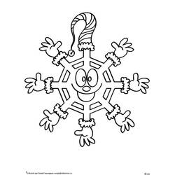 Coloring page: Snowflake (Nature and Seasons) #160465 - Free Printable Coloring Pages