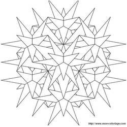 Coloring page: Snowflake (Nature and Seasons) #160472 - Free Printable Coloring Pages