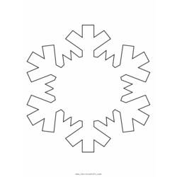 Coloring page: Snowflake (Nature and Seasons) #160483 - Free Printable Coloring Pages