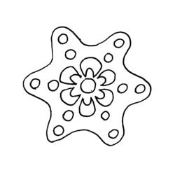 Coloring page: Snowflake (Nature and Seasons) #160506 - Free Printable Coloring Pages