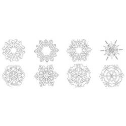 Coloring page: Snowflake (Nature and Seasons) #160532 - Free Printable Coloring Pages