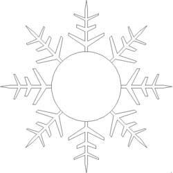 Coloring page: Snowflake (Nature and Seasons) #160672 - Free Printable Coloring Pages