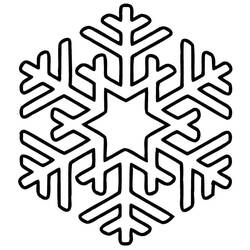 Coloring page: Snowflake (Nature and Seasons) #190275 - Free Printable Coloring Pages