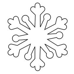 Coloring page: Snowflake (Nature and Seasons) #190281 - Free Printable Coloring Pages