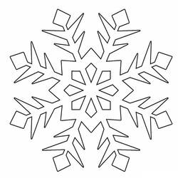 Coloring page: Snowflake (Nature and Seasons) #190295 - Free Printable Coloring Pages