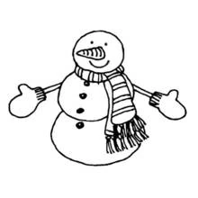 Coloring page: Snowman (Nature and Seasons) #89263 - Free Printable Coloring Pages