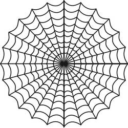 Coloring pages: Spider Web - Free Printable Coloring Pages