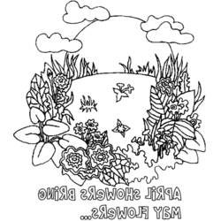 Spring Season (Nature and Seasons) coloring page #164779 to print and color
