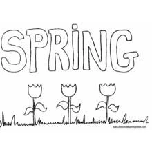 Spring Season (Nature and Seasons) coloring page #164906 to print and color