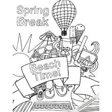 Spring Season (Nature and Seasons) coloring page #165013 to print and color