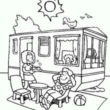 Summer season (Nature and Seasons) coloring page #165276 to print and color
