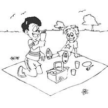 Summer season (Nature and Seasons) coloring page #165386 to print and color