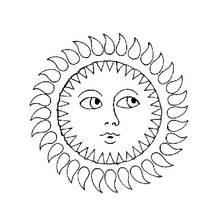 Coloring page: Sun (Nature and Seasons) #157941 - Free Printable Coloring Pages