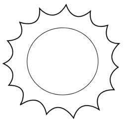 Coloring pages: Sun - Free Printable Coloring Pages