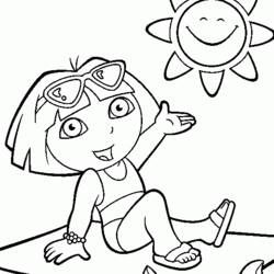 Sun (Nature and Seasons) coloring page #158026 to print and color