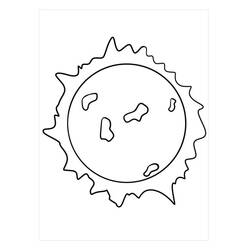 Sun (Nature and Seasons) coloring page #172427 to print and color