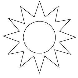 Sun (Nature and Seasons) coloring page #172431 to print and color