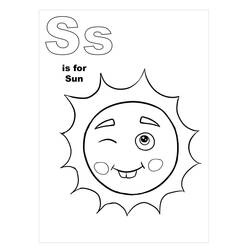 Sun (Nature and Seasons) coloring page #172459 to print and color