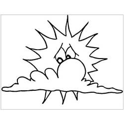Sun (Nature and Seasons) coloring page #172487 to print and color