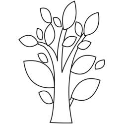 Coloring page: Tree (Nature and Seasons) #154694 - Free Printable Coloring Pages