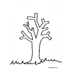 Coloring page: Tree (Nature and Seasons) #154737 - Free Printable Coloring Pages