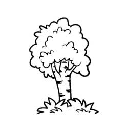 Coloring page: Tree (Nature and Seasons) #154819 - Free Printable Coloring Pages