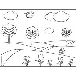 Coloring page: Tree (Nature and Seasons) #154849 - Free Printable Coloring Pages