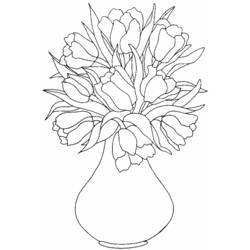 Tulip (Nature and Seasons) coloring page #161630 to print and color