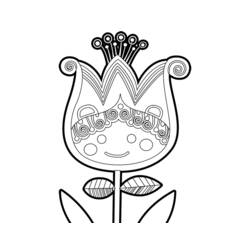 Tulip (Nature and Seasons) coloring page #161647 to print and color