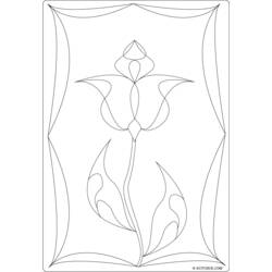 Tulip (Nature and Seasons) coloring page #161735 to print and color
