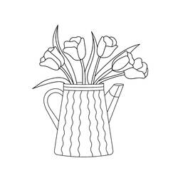 Tulip (Nature and Seasons) coloring page #174116 to print and color