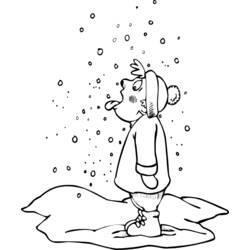 Winter Season (Nature and Seasons) coloring page #164407 to print and color