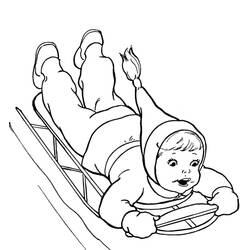 Winter Season (Nature and Seasons) coloring page #164422 to print and color