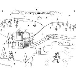 Winter Season (Nature and Seasons) coloring page #164459 to print and color