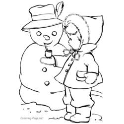 Winter Season (Nature and Seasons) coloring page #164488 to print and color