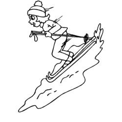 Winter Season (Nature and Seasons) coloring page #164495 to print and color