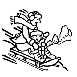 Winter Season (Nature and Seasons) coloring page #164519 to print and color