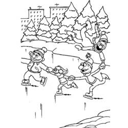 Winter Season (Nature and Seasons) coloring page #164526 to print and color