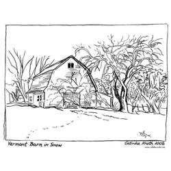 Winter Season (Nature and Seasons) coloring page #164585 to print and color