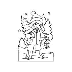 Winter Season (Nature and Seasons) coloring page #164586 to print and color