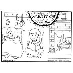 Winter Season (Nature and Seasons) coloring page #164596 to print and color