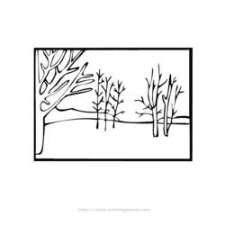 Winter Season (Nature and Seasons) coloring page #164602 to print and color