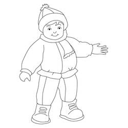 Winter Season (Nature and Seasons) coloring page #164690 to print and color